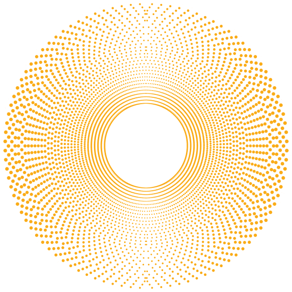 Kiracoin's sun returning with dots
